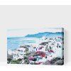 Vymalujsisam.sk Maľovanie podľa čísiel - Santorini Veľkosť: 40x60cm, Rám: Na plastovej doske