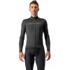 Castelli PRO Thermal MID LS, Dark grey Veľkosť: L Mierne zateplený dres do prechodného obdobia