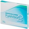 Mesačné PureVision 2 (3 šošovky) | Dioptrie: 3.75, Zakrivenie: 8.6, Priemer: 14