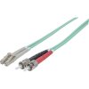 Intellinet 751131 optické vlákno LWL prepojovací [1x ST zástrčka - 1x zástrčka LC] 50/125 µ Multimode OM3, 5m