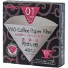 HARIO V60-01 papierové filtre BIELE 40ks