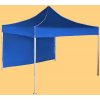 Expodom Párty stan 3x3m – hliníkový, Modrá, 1 bočná plachta