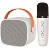 Prenosný reproduktor Maxlife MXKS-100 Bluetooth Karaoke Speaker biely