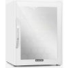 Klarstein Beersafe XL Quartz, chladnička, energet. trieda D, 60 l, LED, 2 kovové police, sklenené dvierka, biela (HEA-Beersafe XL WG)