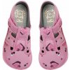 Topánky papuče Predškolské ružové srdiečka mine RAWEKS BAREFOOT ZUZIA Z52 24
