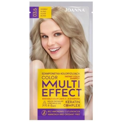 Joanna Multi Effect Color farbiaci šampón 03.5 strieborný blond 3.5 strieb. blond 35 g