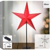 Papierová stolná lampa hviezda 45 × 13 × 70 cm