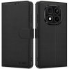 Puzdro s klapkou Tech-protect pre Xiaomi Redmi Note 14 Pro, čierne