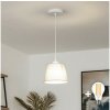 Brilagi - LED luster na lanku CERIA 1xE27/40W/230V pr. 20,5 cm sivá EG300171+EG781031 + záruka 3 roky zadarmo