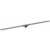 Geberit CleanLine - Nerezový sprchový kanálik 80, 30-130 cm, čierny chróm/kefovaný chróm 154.441.QC.1