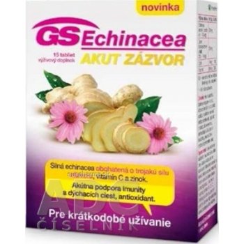 GS Echinacea Akut zázvor 15 tabliet