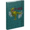 BAAGL Dosky na školské zošity A4 T-REX zelená
