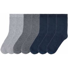 Pepperts Chlapčenské ponožky 7 párov šedá/navy modrá
