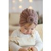 TURBAN z organickej bavlny - Old Mauve | olioli Vyberte veľkosť: 3-6 mes.