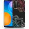 Picasee silikónový čierny obal pre Huawei P Smart 2021 - Kvetinový vzor