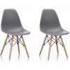 Aga 2x Jedálenská stolička MRWCH Sivá