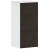 Hansgrohe Xevolos E Bočná skrinka 41x89x36 cm, 1 dvierka, pánty vľavo, matná biela/tmavý dub 54212730-HG