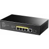 GS1005PTS1 - PoE prepínač 5+1, 10/100/1000Mbps, 1x SFP, 120W - Cudy