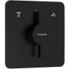 Hansgrohe DuoTurn Q Batéria pod omietku, na 2 spotrebiče, matná čierna 75414670-HG