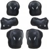 Chrániče RALLEX na kolená, lakte a zápästia, kolieskové korčule, bicykel, kolobežku, súprava, čierne