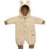 Luxusný detský zimný overal New Baby Teddy bear béžový 62 (3-6m)