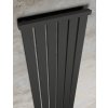 Radiátory - MC Montana | kúpelňové | DEKORATÍVNY RADIÁTOR PLUTON | veľkosť - 1600/520 mm, farba - Čierna štruktúra