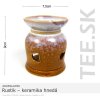 AROMALAMPA Rustik – keramika hnedá