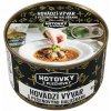Hotovky z plechovky Jedlo Hotové Hovädzí vývar s pečeňovými haluškami 1200ml