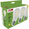 Emos LED žiarovka Filament A60, E27, 5,9W (60W), 806lm, 2700K, 3 ks