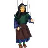 Sádrová marioneta Ježibaba, 20 cm