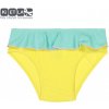KiETLA Plavky s UV ochranou nohavičky 6 mesiacov (žlto zelené)