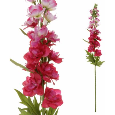 Umelá kvetina Ostrožka tm. ružová, 70 x 8 cm