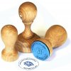 Okrúhla drevená pečiatka ø 20 mm - vr. štočku