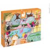 Janod Dotykové Puzzle S Textúrou - Deň v ZOO