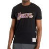 Mitchell & Ness NBA Team Logo Tee Los Angeles Lakers BMTRINTL1051-LALBLCK (183435) RED S