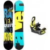Raven Gravy junior mini detský snowboard + Raven S230 lime viazanie - 110 cm + S/M (EU 37-42)