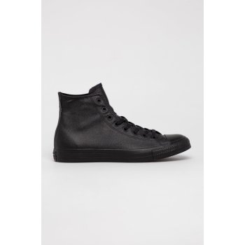 Converse Chuck Taylor All Star Leather Hi 135251 Black Monochrome