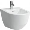 Laufen Pro - Závesný bidet, 530x360 mm, 1 otvor na batériu, s LCC, biela H8309524003021