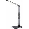 IMMAX LED stolní lampička HERON NEW/ Qi nabíjení/ 8,5W/ DC 12V/2A/ stmívatelná/ sklápěcí rameno/ stříbrná 09105L