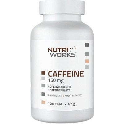 NutriWorks Caffeine 120 tabliet