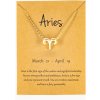 Girly Zlatý náhrdelník Zodiac Znamenia: Baran NL08/ARIES