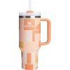 Termohrnček Quencher H2.0 Apricot Court Geo 1,18 l so slamkou