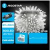 Aigostar B.V. | Aigostar - vonkajší LED reťaz 300xLED/8 funkcií 33 m IP44 studená biela | B103031OS