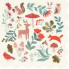 Meri Meri Papierové servítky Winter Woodland Small – 16 ks