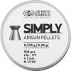 Diabolo JSB Simply 0,535 g, kal. 4,5 mm, 500 ks