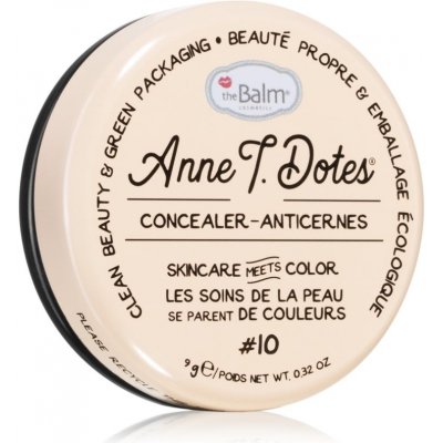 theBalm Anne T. Dotes® Concealer korektor proti začervenaniu odtieň #10 For Very Fair Skin 9 g