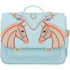 Školská aktovka Jeune Premier It Bag Midi - Cavalerie Florale modrá 16,5 l
