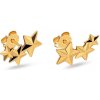 iZlato Forever Zlaté napichovacie náušnice hviezdičky IZ27209
