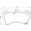 Sada brzdových platničiek kotúčovej brzdy BREMBO P 85 065