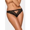 OBSESSIVE Čipkované nohavičky Millagro čierna